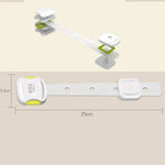 Baybee Baby Safety Locks for Drawers Child Safety Baby Proof Adhesive Lock 4 pcs Baybee India