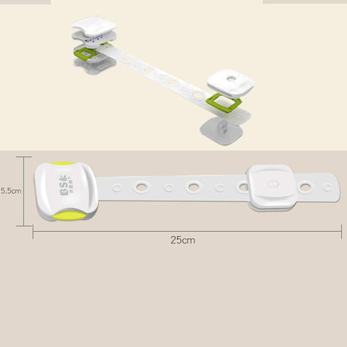 Baybee Baby Safety Locks for Drawers Child Safety Baby Proof Adhesive Lock 4 pcs Baybee India