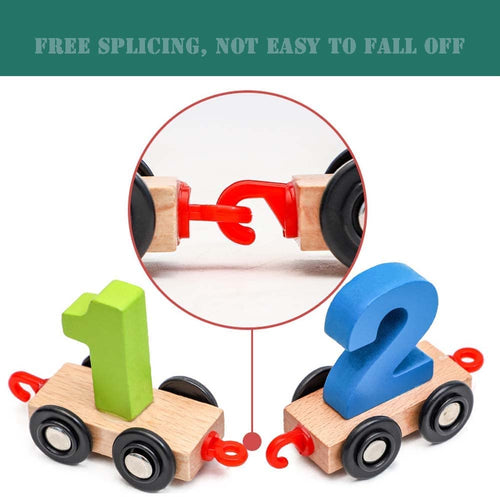 Baybee Push & Pull Digital Train Set Kids Toys, Play Train with Sliding Wheels and 0 to 9 Numbers BAYBEE