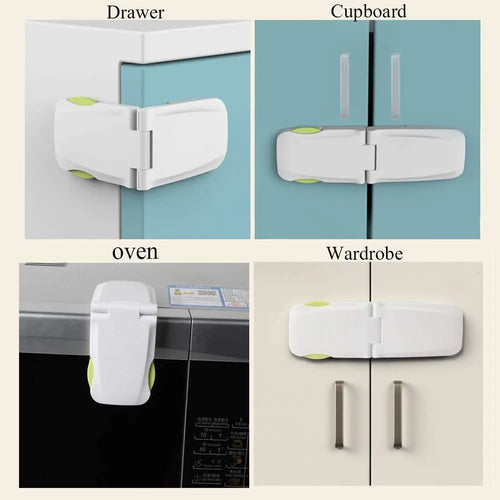 Baybee Baby Safety Products Door Drawer Stopper for Child Proofing Kids Protector Gate Lock for Babies BAYBEE