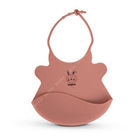 BAYBEE Silicone Baby Bib for Feeding and Weaning Bibs for infants & toddlers with 4 Adjustable Neckline with Buttons