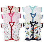 Baybee Pack of 6 Cotton Baby Unisex Regular Fit Clothing Set Baby Top Jablas 0-3 Months BAYBEE