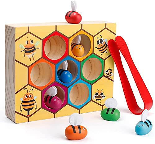 Baybee Wooden Bee Instect Catching Sorting Puzzle for Kids