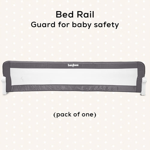 BAYBEE Bed Rail Guard Height Adjustable Barrier for Baby - 180 x 42 cm BAYBEE