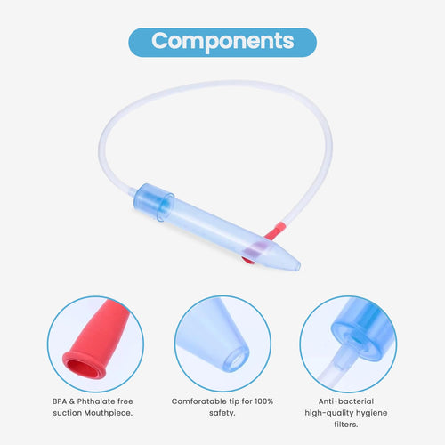 Baybee Baby Nose Cleaner for New Born Babies Kids with 0+4 Replacement Hygiene Filters BAYBEE