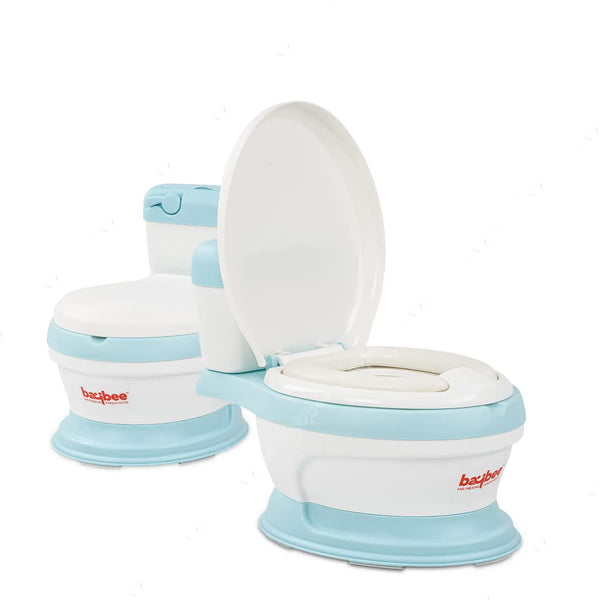 Baybee Gusto Western Toilet Potty Seat for Kids with Closing Lid, Cushion Seat & Removable Tray