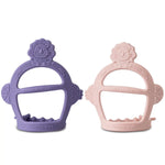 Baybee Silicone Baby Wrist Teether, BPA Free 100% Food Grade Silicone Teether for Babies (Pack of 2) BAYBEE