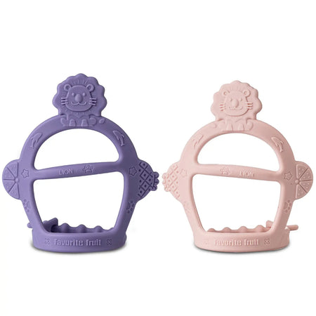Baybee Silicone Baby Wrist Teether, BPA Free 100% Food Grade Silicone Teether for Babies (Pack of 2) BAYBEE