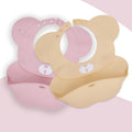 BAYBEE Silicone Baby Bib, BPA Free Soft, Durable & Adjustable Food Grade Bibs for Baby Feeding, Waterproof Feeding Apron pack of Two BAYBEE