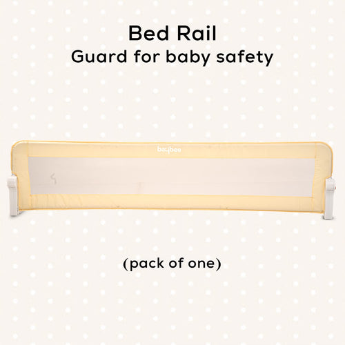 BAYBEE Bed Rail Guard Height Adjustable Barrier for Baby - 180 x 42 cm BAYBEE