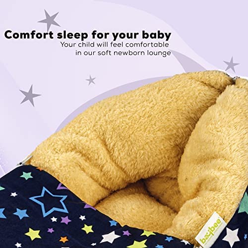 Baybee Little Max 3 in 1 Baby's Cotton Bed Cum Carry Bed Printed Baby Sleeping Bag-Baby Bed-Infant Portable Bassinet BAYBEE