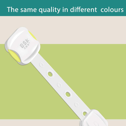 Baybee Baby Safety Locks for Drawers Child Safety Baby Proof Adhesive Lock 4 pcs Baybee India