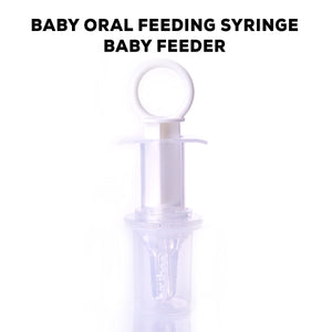 Baybee Silicone Baby Medicine Dispenser, BPA Free Medicine Dropper with Protective Case 20ML - White