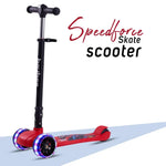 Baybee Speed Force 3 Wheel Kids Skate Scooter with Flashing LED PU Wheels BAYBEE