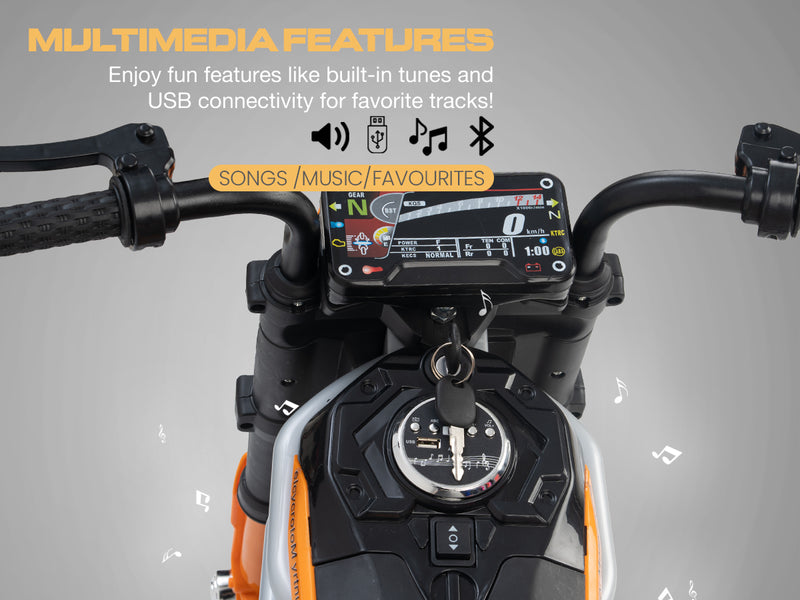 Baybee Motocross Electric Bike for Kids — slide 2