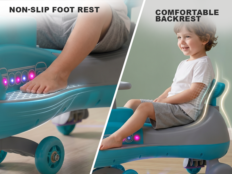 Baybee Zygo Swing Car for Kids Twister Push Ride on — slide 1