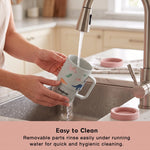 Grey Baby Cup with Straw