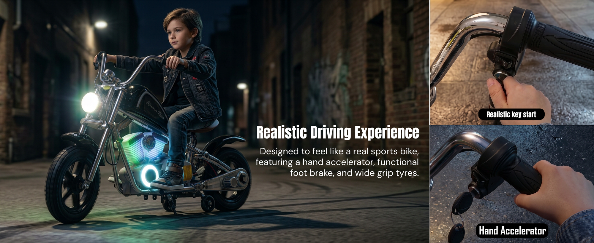 Baybee ChopperX Baby Battery Operated Bike for Kids — slide 1