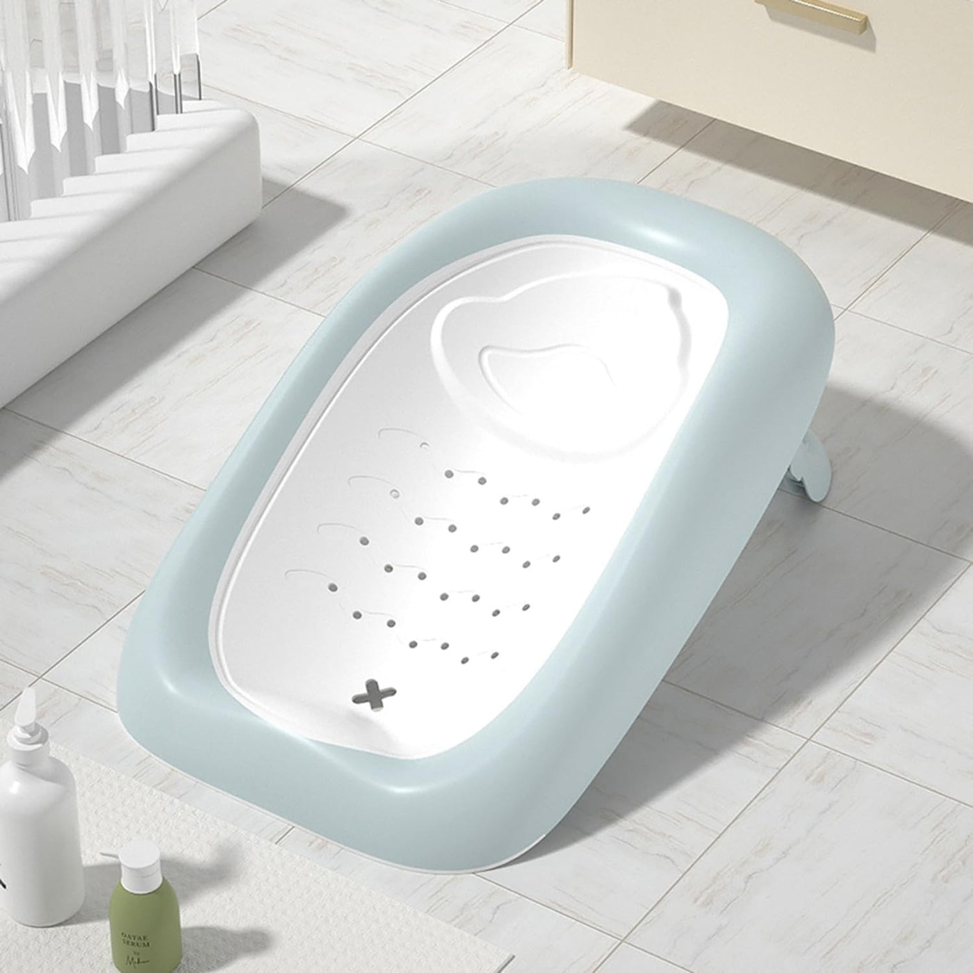 Baybee Frozy Baby Bath tub Seat for Babies Portable Baby Bather with Anti Non Slip Edges