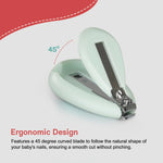 Baybee Baby Nail Clipper with Skin Guard, Safety Nails Cutter (Pack of 2) BAYBEE