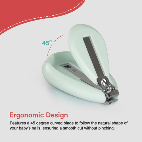 Baybee Baby Nail Clipper with Skin Guard, Safety Nails Cutter (Pack of 2) BAYBEE