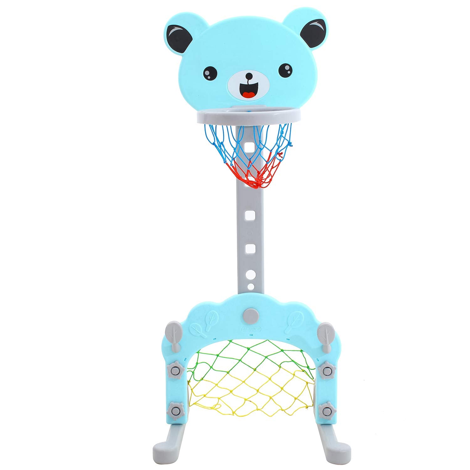 Baybee Multi Activity Sports Basketball Toys for Kids Basket Ball for Babies (Catbear)