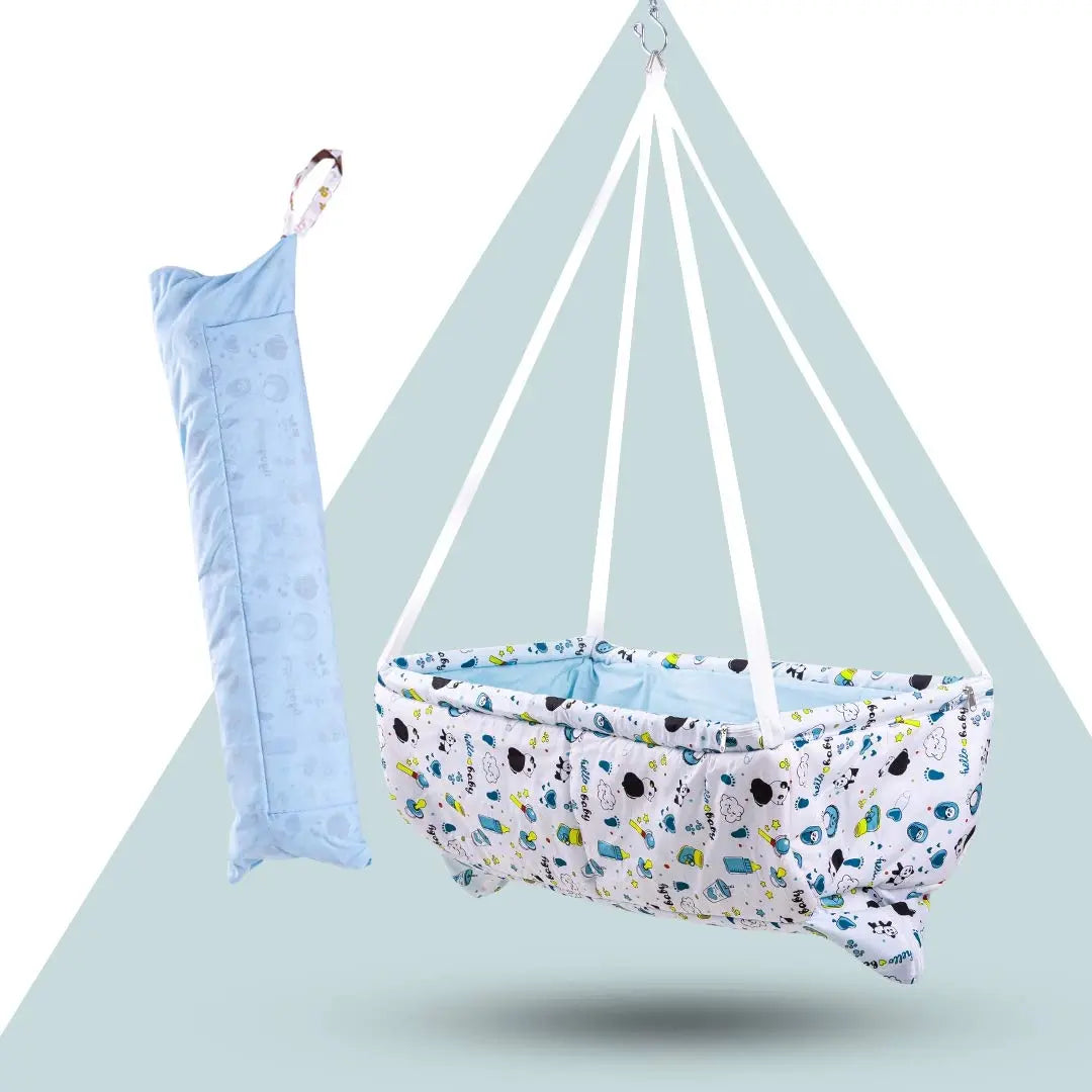 Newborn Baby Swing: Hanging Cradle with Mosquito Net for Safety