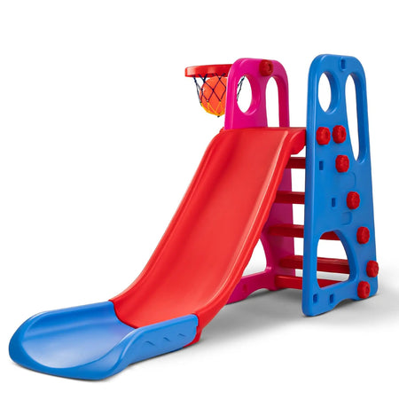 Baybee Garden Swing & Slider for Kids Baby Slide Cum Swing Combo with Baby Basket Ball Toy BAYBEE