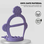 Baybee Silicone Baby Wrist Teether, BPA Free 100% Food Grade Silicone Teether for Babies (Pack of 2) BAYBEE