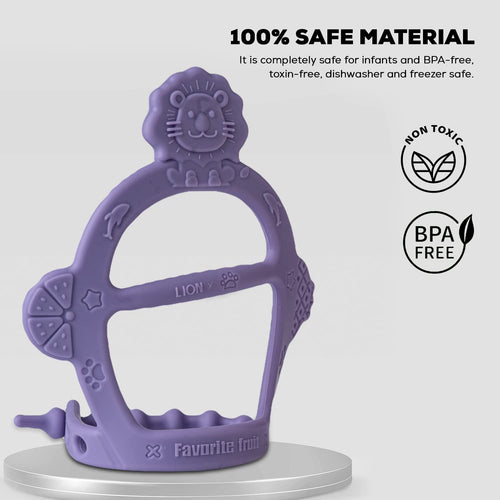 Baybee Silicone Baby Wrist Teether, BPA Free 100% Food Grade Silicone Teether for Babies BAYBEE