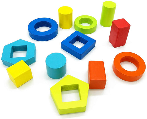 BAYBEE Wooden Shape & Colour Sorter Wooden Toys for Kids Baybee India