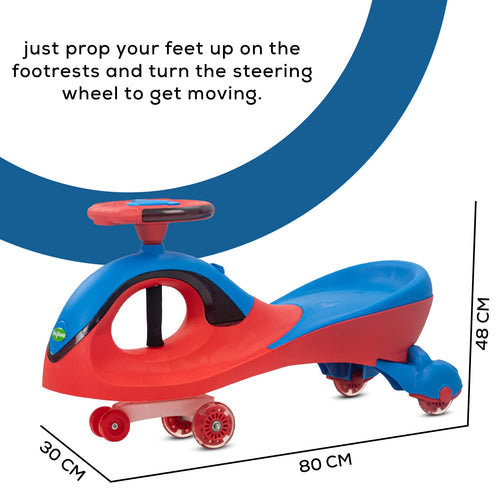 Baybee Roadmaster Swing Magic Ride ons Cars for Kids with PU Wheels BAYBEE