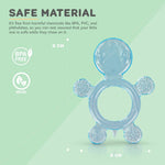 Baybee Natural Silicon Teether for Babies Non-Toxic Food Grade & BPA-Free (Pack of 2) Baybee India