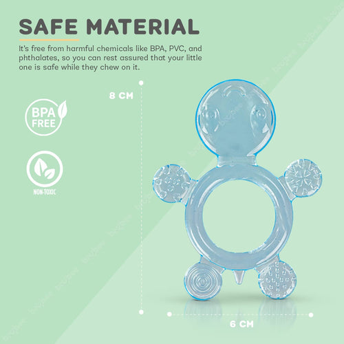 Baybee Natural Silicon Teether for Babies Non-Toxic Food Grade & BPA-Free (Pack of 2) Baybee India