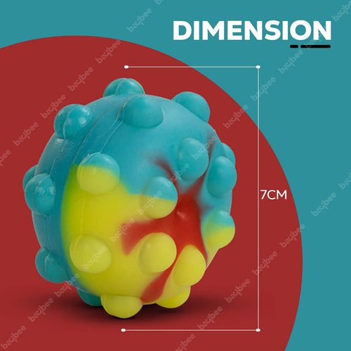 Baybee Pack of 3 Pop It Lighting Ball Fidget Sensory Stress Balls Toys for Kids Adults BAYBEE