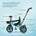 Baybee Tovino 2 in 1 Convertable Baby Tricycle for KidsSmart Balanced Baby Trikes Baybee India