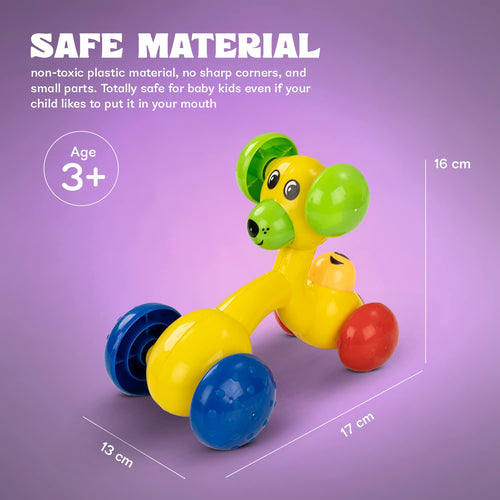 Baybee 3 in 1 Push and Go Rolling Dog Car Toys for Kids BAYBEE