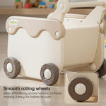 Baybee 2-in-1 Baby Shopping Cart Ergonomic Push Walker to Prevent Bow Legs Baybee India