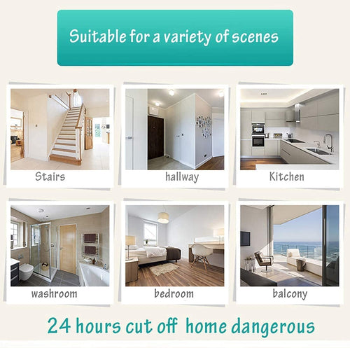 Baybee Auto Close Baby Safety Gate with Easy Walk-Thru Child Gate for House, Stairs, Doorways (Green 75-85Cm) BAYBEE