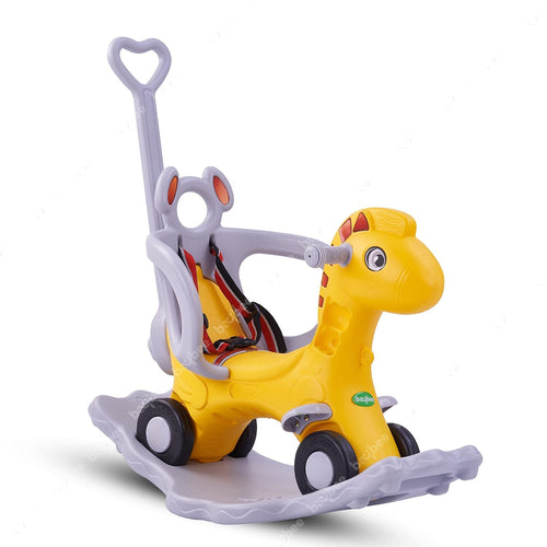 Baybee 3 in 1 Baby Horse Rider Ride on Toy Car for Kids, Baby Rocking Chair Ride on Push Car with Push Handle BAYBEE