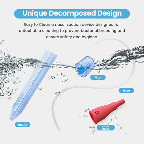 Baybee Baby Nose Cleaner for New Born Babies Kids with 0+4 Replacement Hygiene Filters BAYBEE