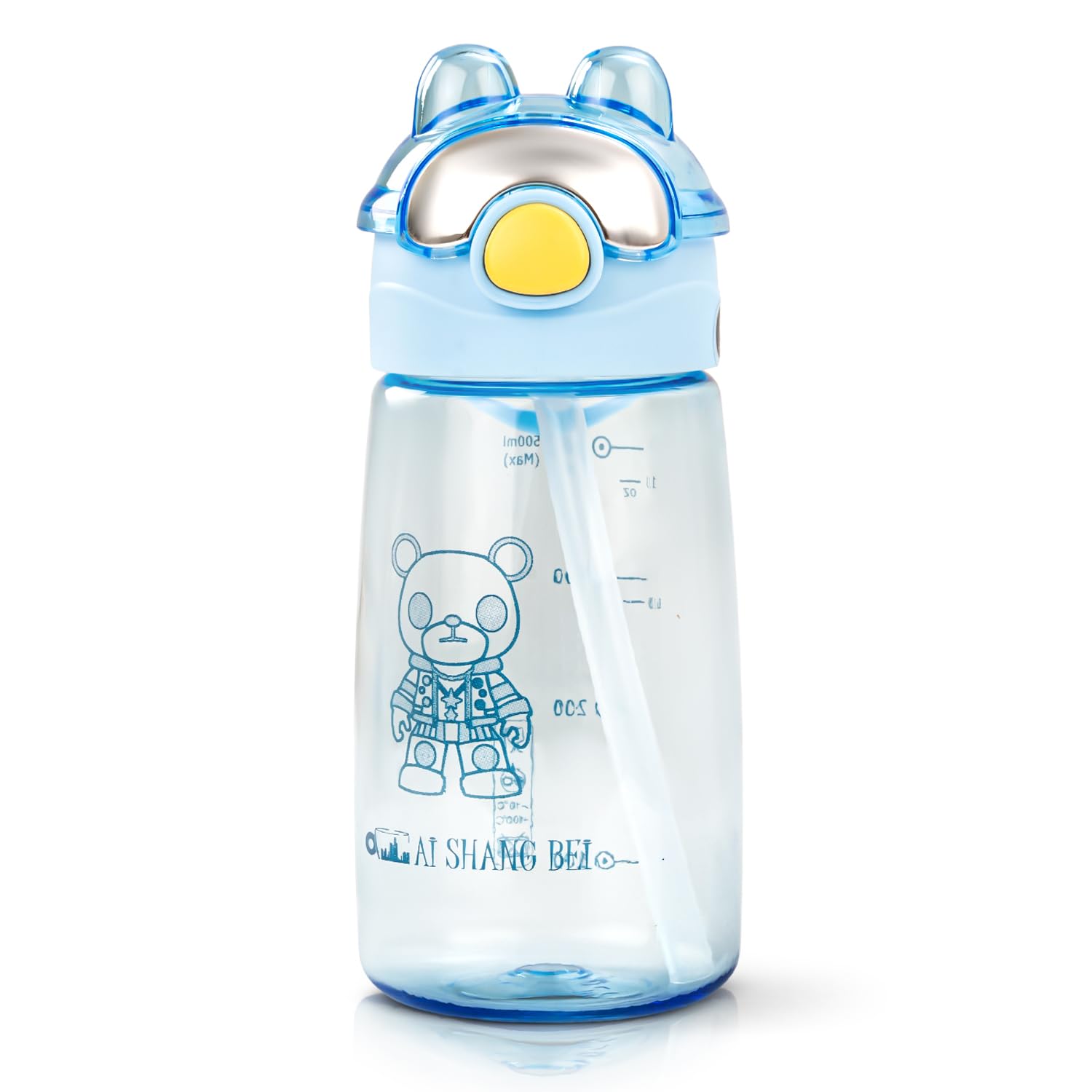 Baybee AquaTots Baby Sipper Bottle with Straw for Kids Leak Proof Sipper Water Bottle (500ml)