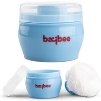 Baybee Baby Powder Puff with Storage Container, Ultra Soft Baby Powder Puff for Babies with Handle
