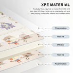 Baybee Cartoon Theme Baby Double Sided Play Mat Foldable Crawling Mat Size W-180cm X H-150 cm -  Assorted Themes BAYBEE