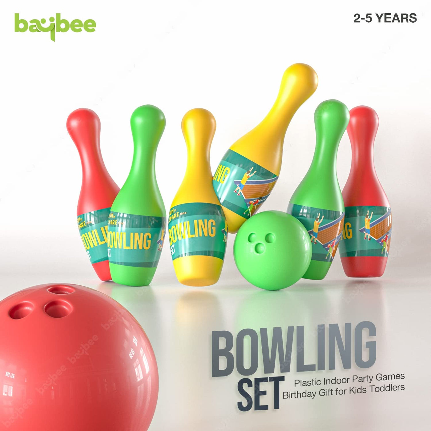 Explore Now Plastic Bowling Set for Kids Fun Toy for Toddlers