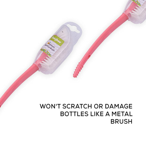 Baybee 2 in 1 Premium Baby Feeding Bottle Cleaning Brush & Teat Brush BAYBEE