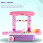 Baybee Pretend Play Fashion 3 in 1 Beauty Makeup Kit with Dressing Table Set Toys for Kids BAYBEE