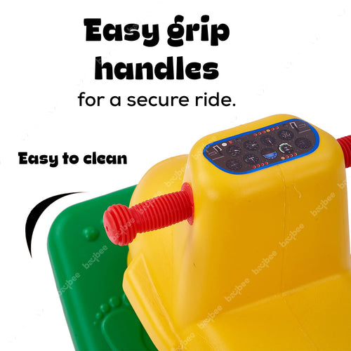 BAYBEE Multicolor Plastic Rocking Chair Horse for Kids BAYBEE