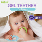 Baybee Natural Silicone Baby Teethe Soft Circle Shape Safe Teething Toy (Pack of 2) BAYBEE