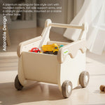 Baybee 2-in-1 Baby Shopping Cart Ergonomic Push Walker to Prevent Bow Legs Baybee India